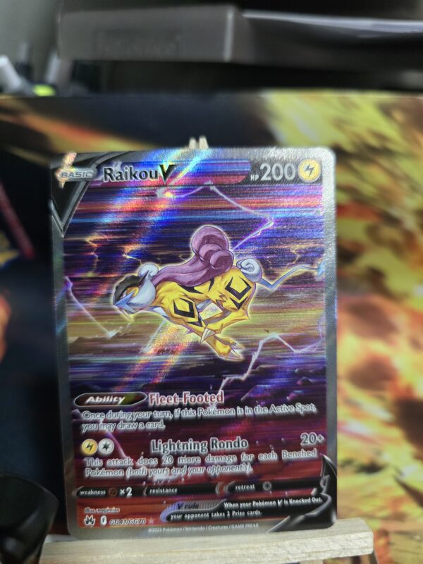 Raikou V #GG41 Pokemon Crown Zenith