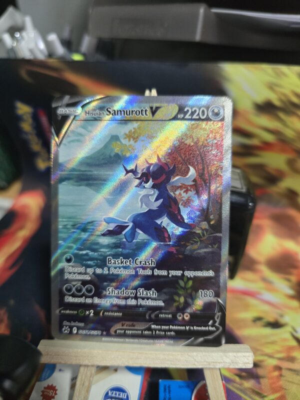 Hisuian Samurott V GG51/GG70 Pokemon Crown Zenith