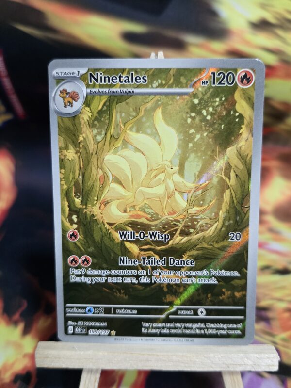 Ninetales #199/197 Pokemon Obsidian Flames