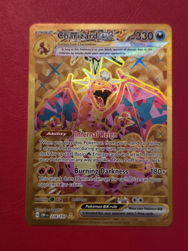 Charizard ex #228/197 Pokemon Obsidian Flames