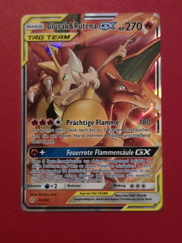 Charizard & Braixen GX #22/236 Pokemon Cosmic Eclipse