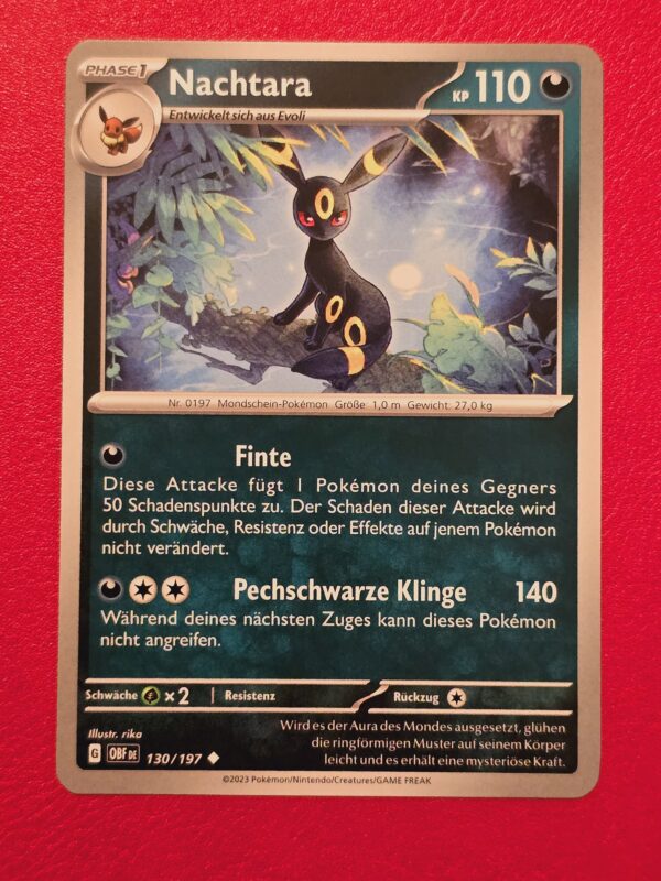 Umbreon #130/197 Pokemon Obsidian Flames