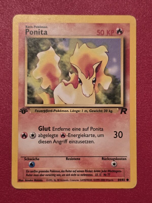 Ponyta [1st Edition] #64/82 Pokemon Team Rocket