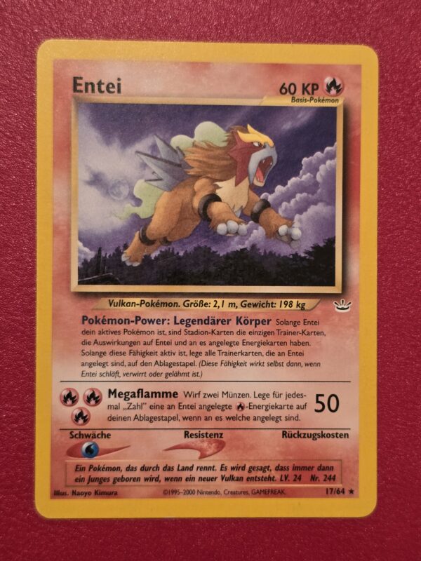 Entei #17/64 Pokemon Neo Revelation