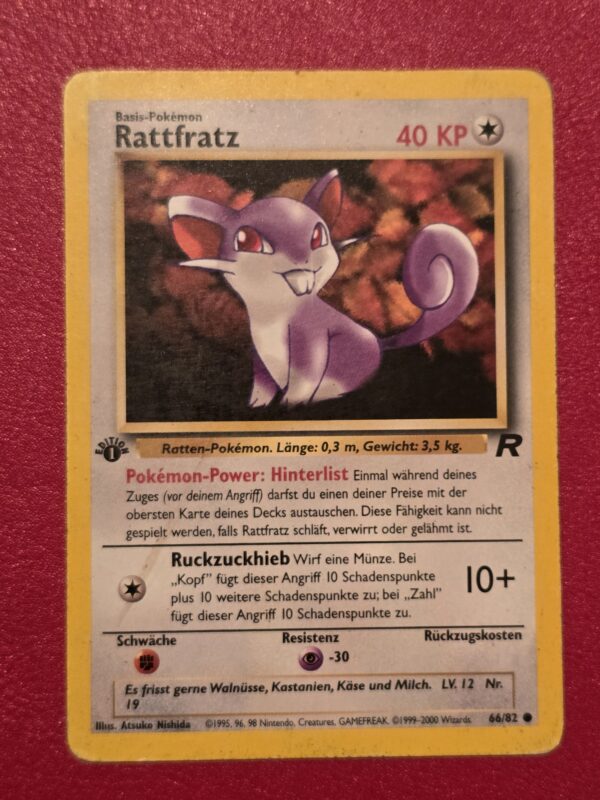 Rattata [1st Edition] #66/92 Pokemon Team Rocket