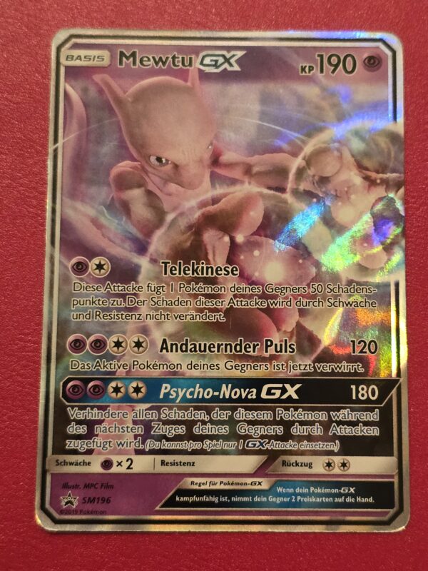 Mewtwo GX #SM196 Pokemon Promo
