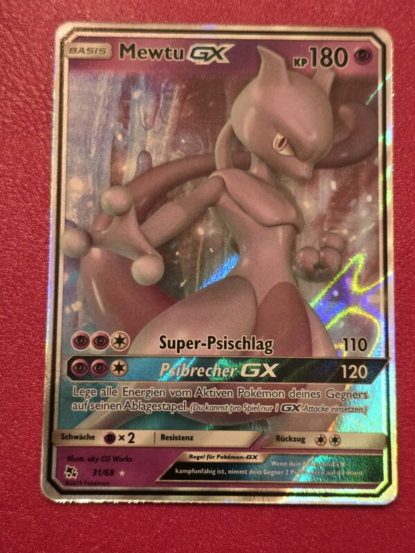 Mewtwo GX #31 Pokemon Hidden Fates