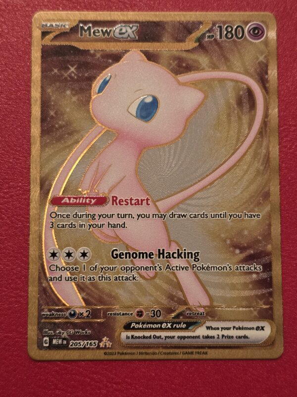 Mew ex #205 Pokemon Scarlet & Violet 151 METAL