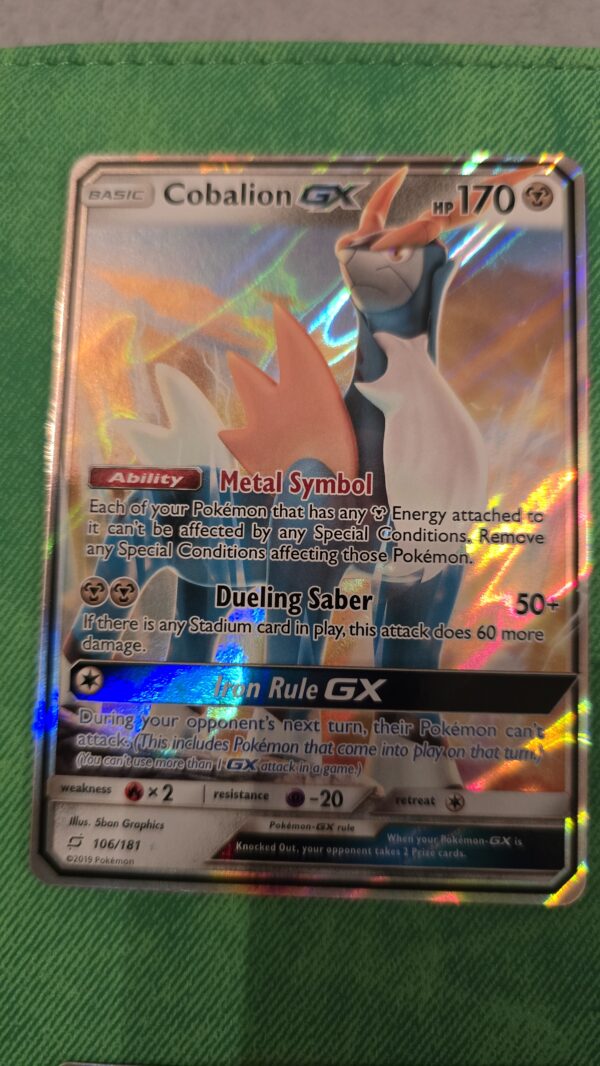 Cobalion GX #106/181 Pokemon Team Up