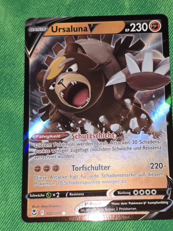 Ursaluna V #102/195 Pokemon Silver Tempest