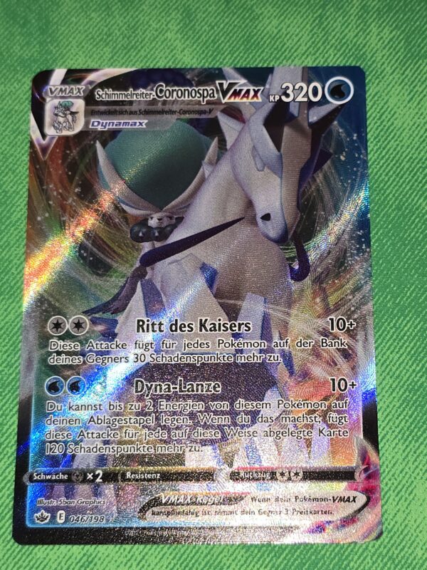 Ice Rider Calyrex VMAX #046/198 Pokemon Chilling Reign