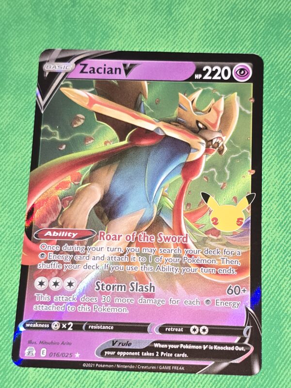 Zacian V #016/025 Pokemon Celebrations