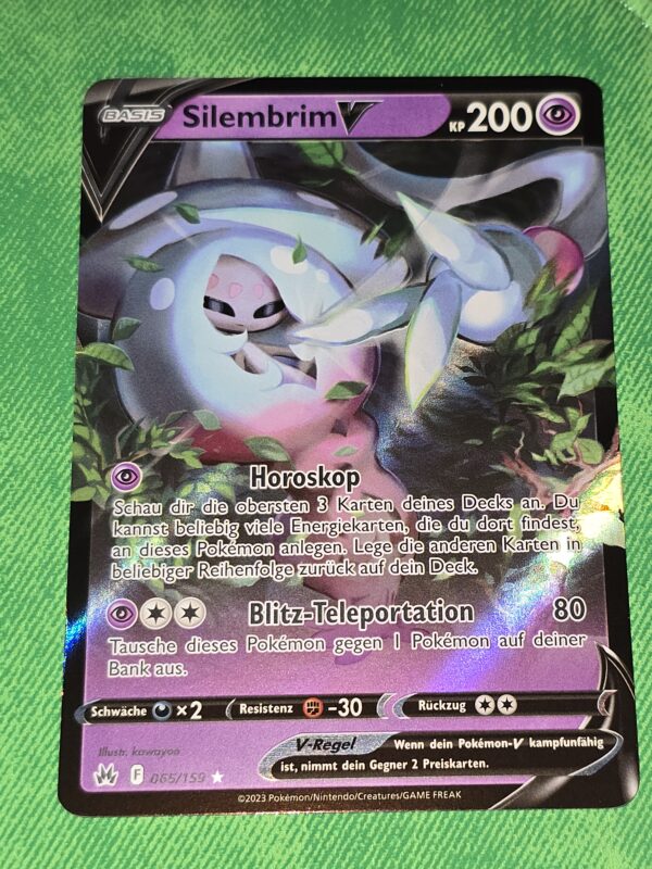 Hatterene V #065/159 Pokemon Crown Zenith