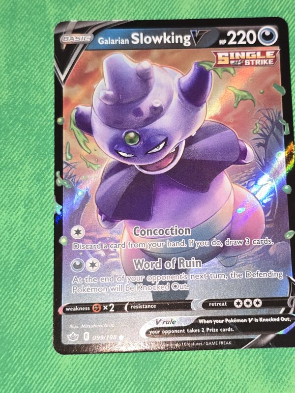 Galarian Slowking V #099/198 Pokemon Chilling Reign
