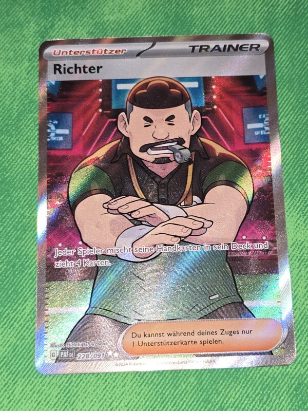 Judge #228/091 Pokemon Paldean Fates