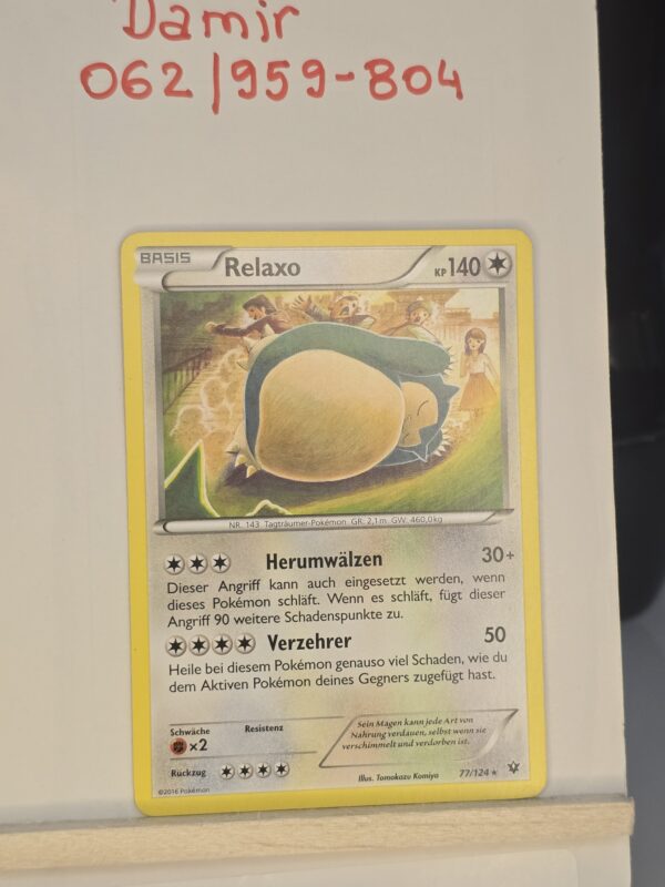 Snorlax #77/124 Pokemon Fates Collide
