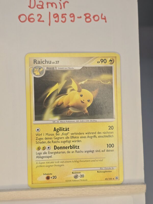 Raichu #45/100 Pokemon Majestic Dawn