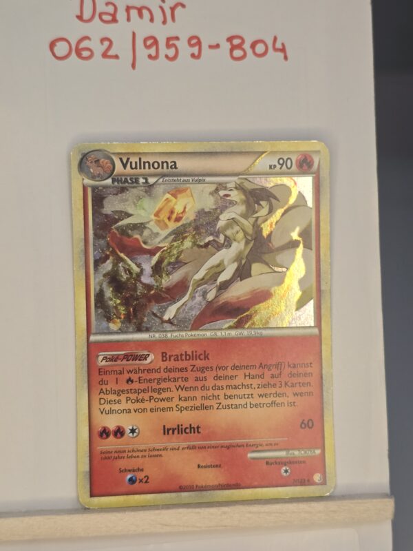 Ninetales #7/123 Pokemon HeartGold & SoulSilver
