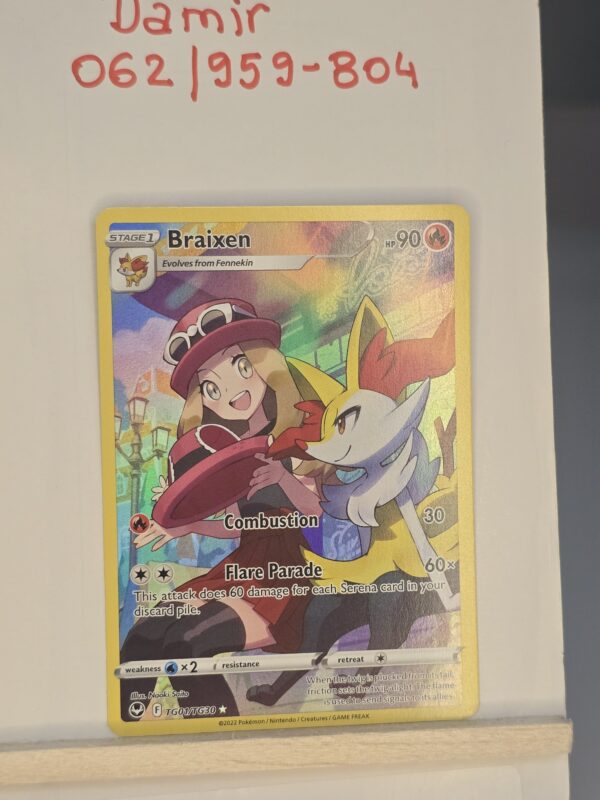 Braixen #TG01 Pokemon Silver Tempest