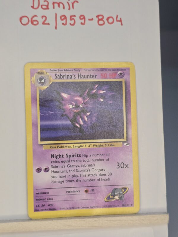 Sabrina's Haunter #58/112 Pokemon Gym Heroes