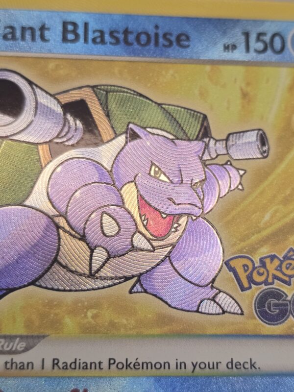 Radiant Blastoise #018/078 Pokemon Go - Image 2