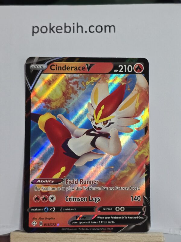 Cinderace V #018/072 Pokemon Shining Fates