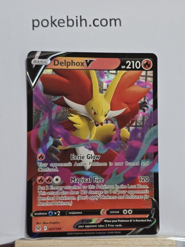 Delphox V #027/196 Pokemon Lost Origin