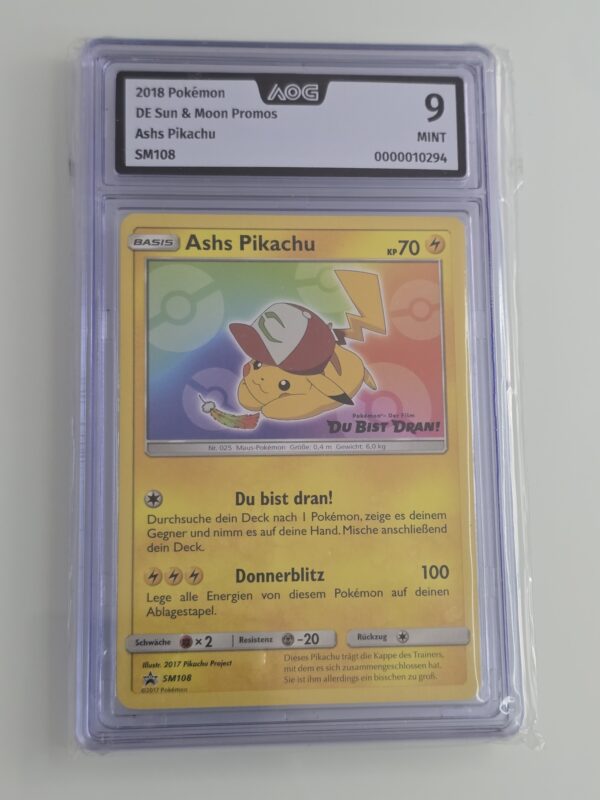 Ash's Pikachu #SM108 Pokemon Promo