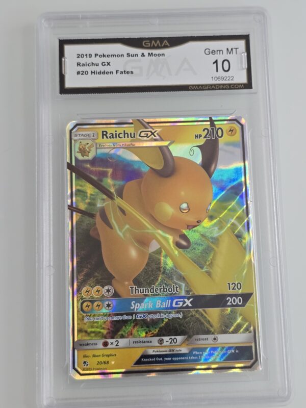 Raichu GX #20/68 Pokemon Hidden Fates