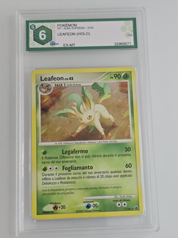 Leafeon #7/100 Pokemon Majestic Dawn