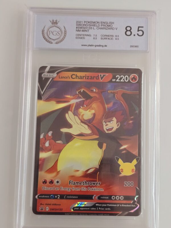 Lance's Charizard V #SWSH133 Pokemon Celebrations