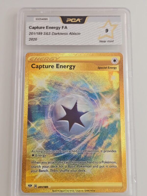 Capture Energy #201/189 Pokemon Darkness Ablaze