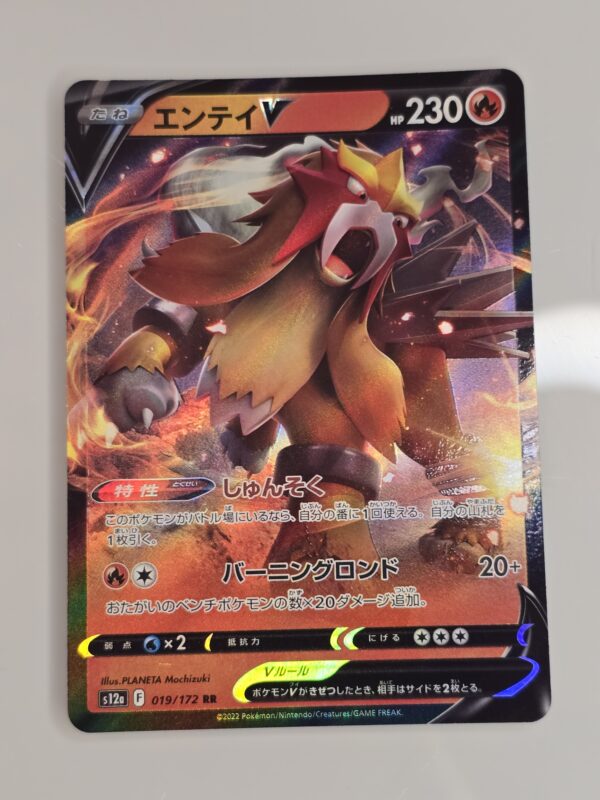 Entei V #019/172 Pokemon Japanese VSTAR Universe