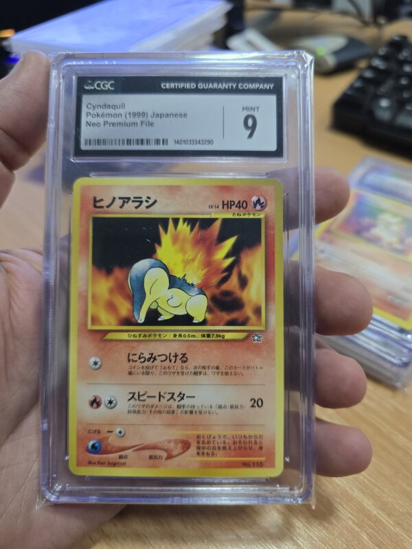 Cyndaquil #no 155 1999 Pokemon Neo Genesis japan