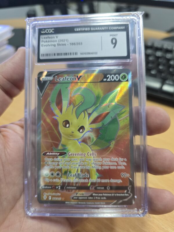 Leafeon V #166/203 Pokemon Evolving Skies