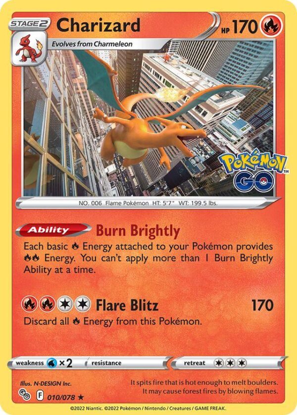 Charizard [Holo] #10/078 Pokemon Go