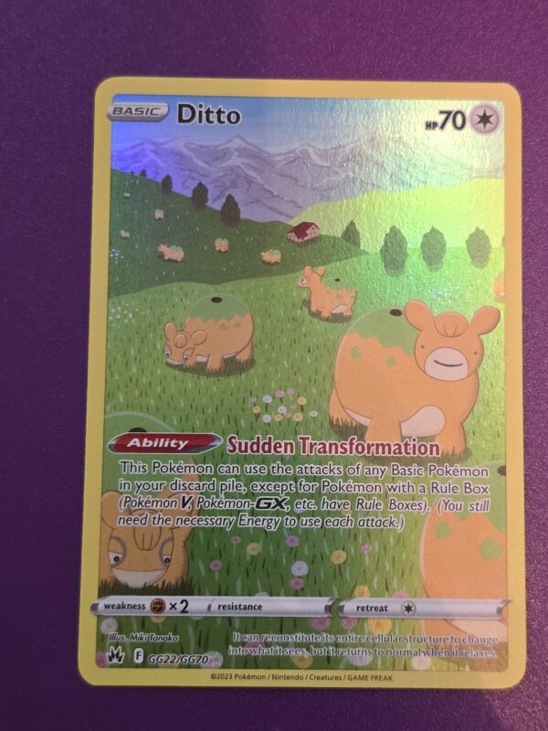 Ditto #GG22 Pokemon Crown Zenith