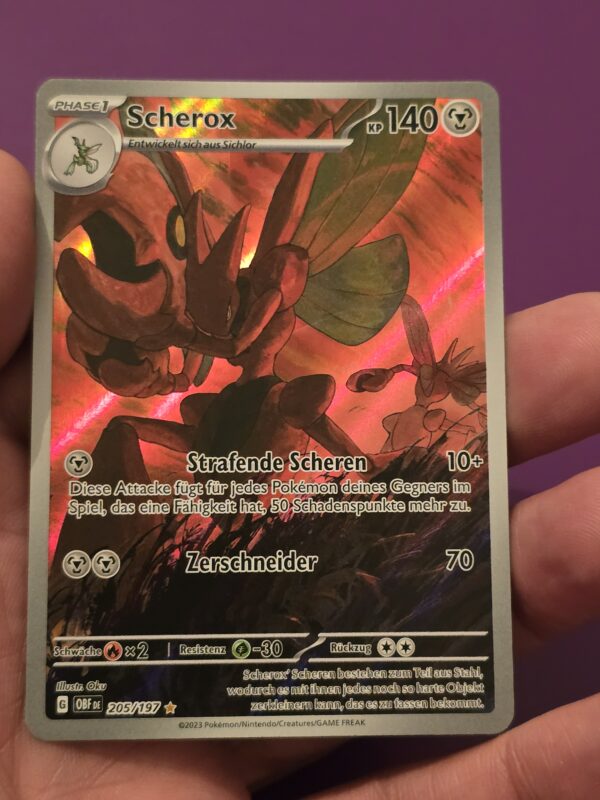 Scizor #205/197 Pokemon Obsidian Flames