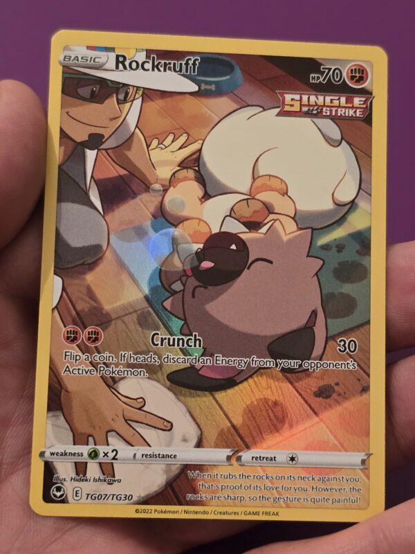 Rockruff #TG07 Pokemon Silver Tempest