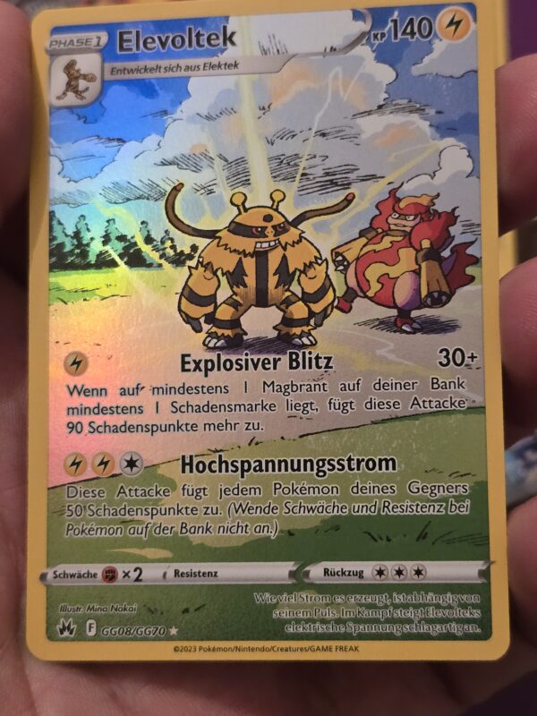 Electivire #GG08 Pokemon Crown Zenith