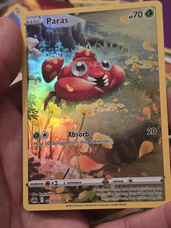 Paras #GG32 Pokemon Crown Zenith