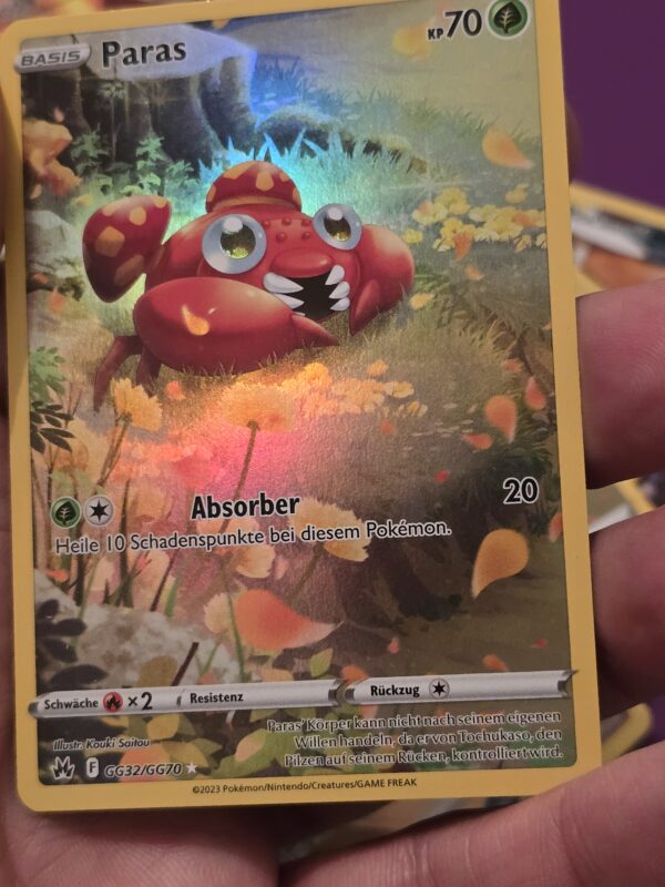 Paras #GG32 Pokemon Crown Zenith