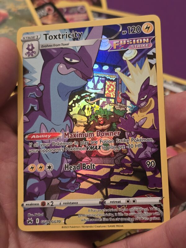 Toxtricity #GG09 Pokemon Crown Zenit