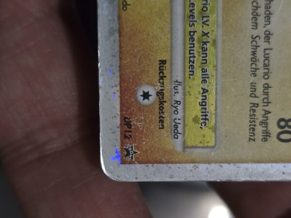 Lucario LV.X #DP12 Pokemon Promo - Image 2