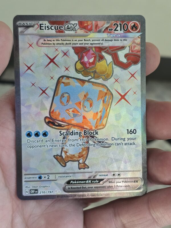 Eiscue ex #210/197 Pokemon Obsidian Flames