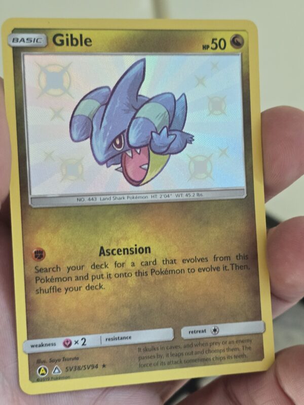 Gible #SV38 Pokemon Hidden Fates