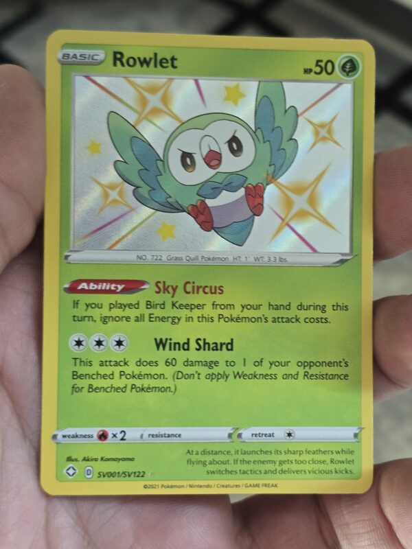 Rowlet #SV001 Pokemon Shining Fates